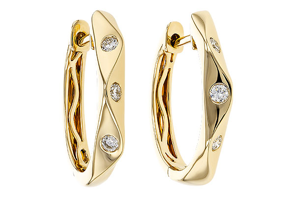 B329-71779: EARRINGS .15 TW