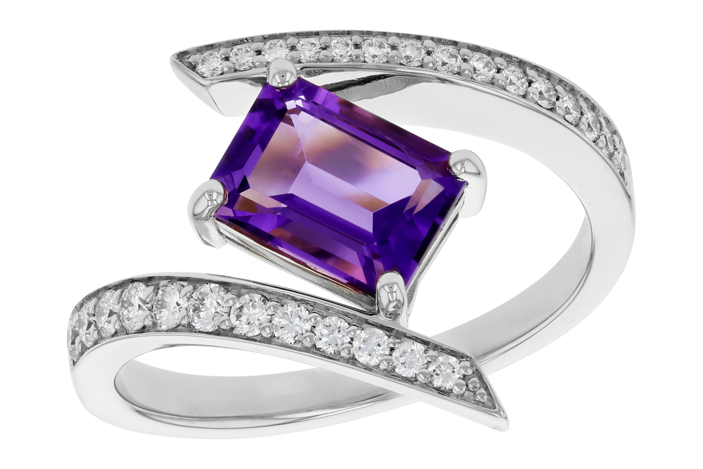B330-58152: LDS RG 1.36 AMETHYST 1.63 TGW (8x6MM AMY)
