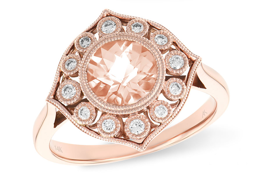 C243-31752: LDS RG .90 MORGANITE 1.05 TW