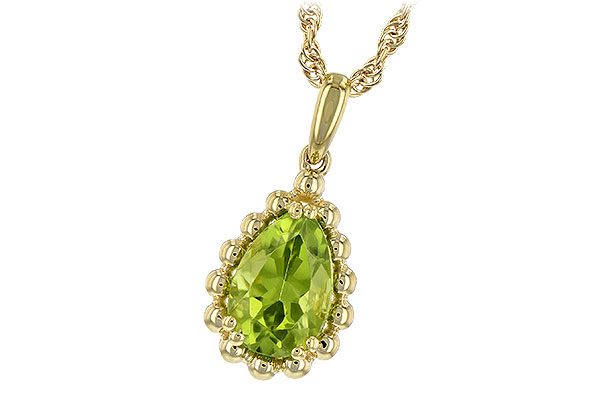 C244-22716: NECKLACE 1.30 CT PERIDOT