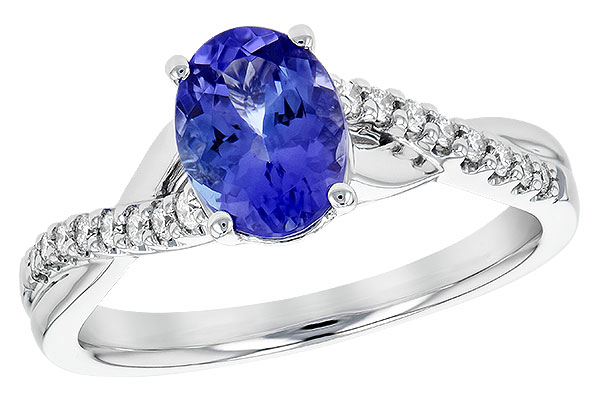 C245-16352: LDS RG 1.20 TANZANITE 1.35 TGW