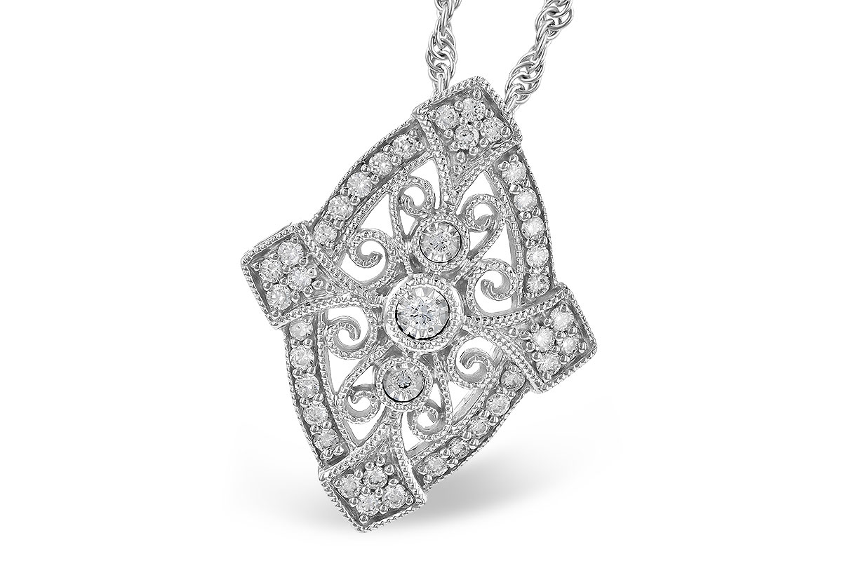 C327-83616: NECKLACE .20 TW