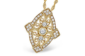 C327-83616: NECKLACE .20 TW