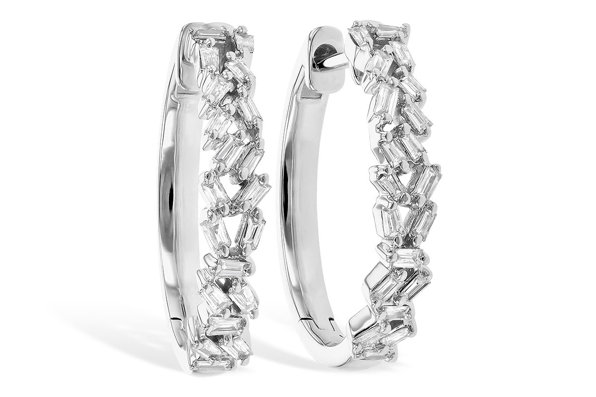 C327-85434: EARR .26 TW BAGUETTES