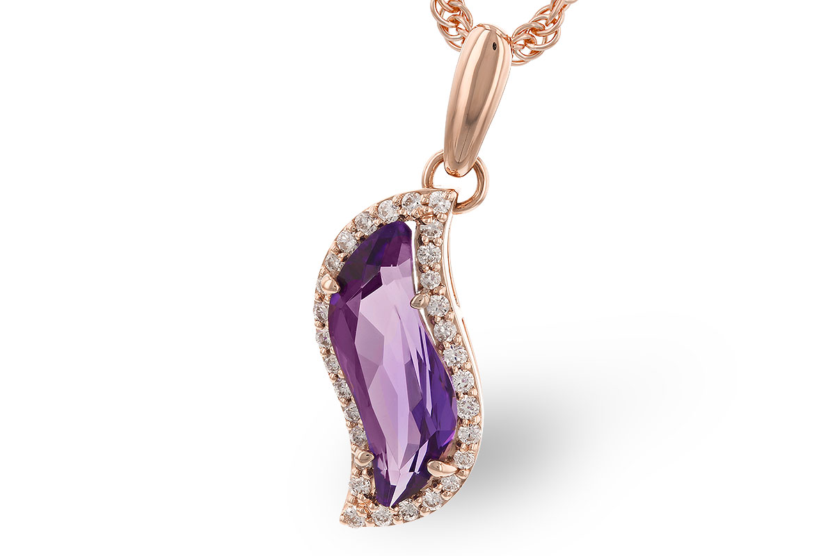 C328-77243: NECK 1.34 TW AMETHYST 1.48 TGW