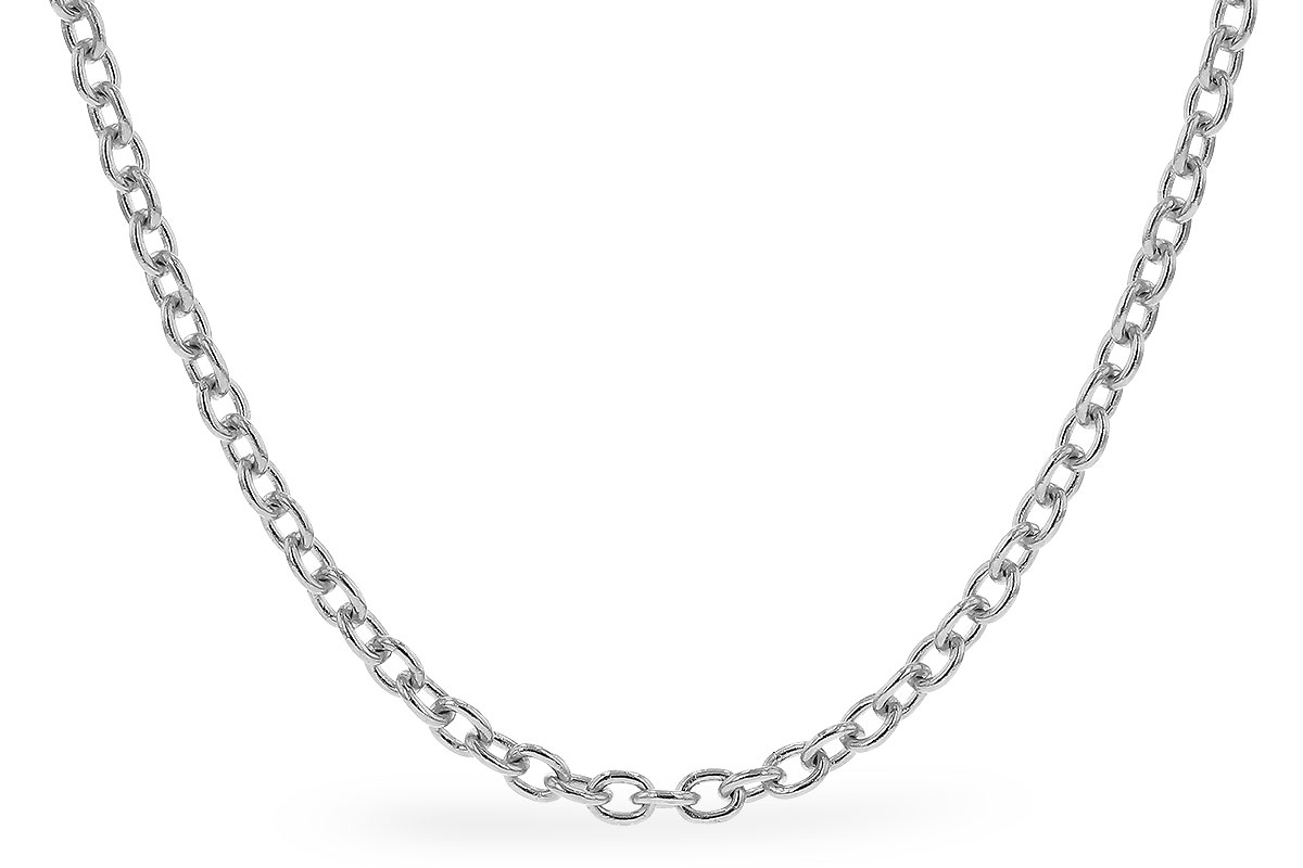 C328-79943: CABLE CHAIN (1.3MM, 14KT, 18IN, LOBSTER CLASP)