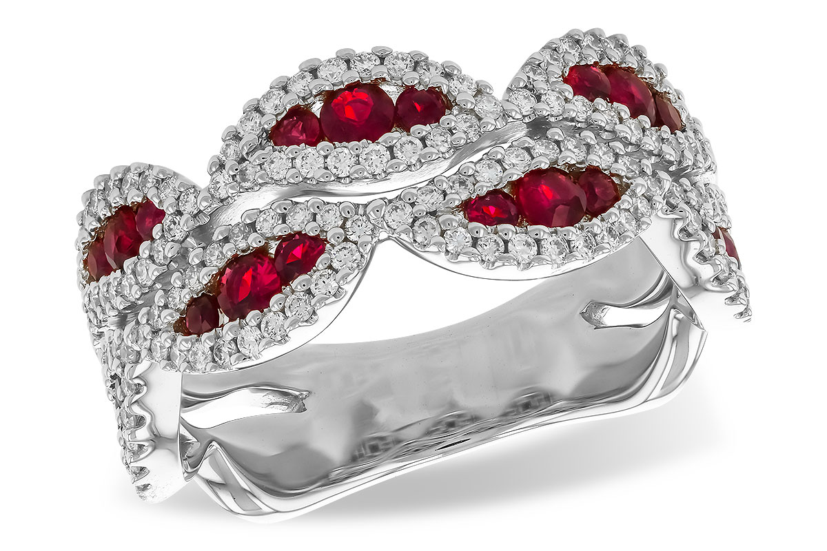 C328-81807: LDS WED RG .70 TW RUBY 1.11 TGW