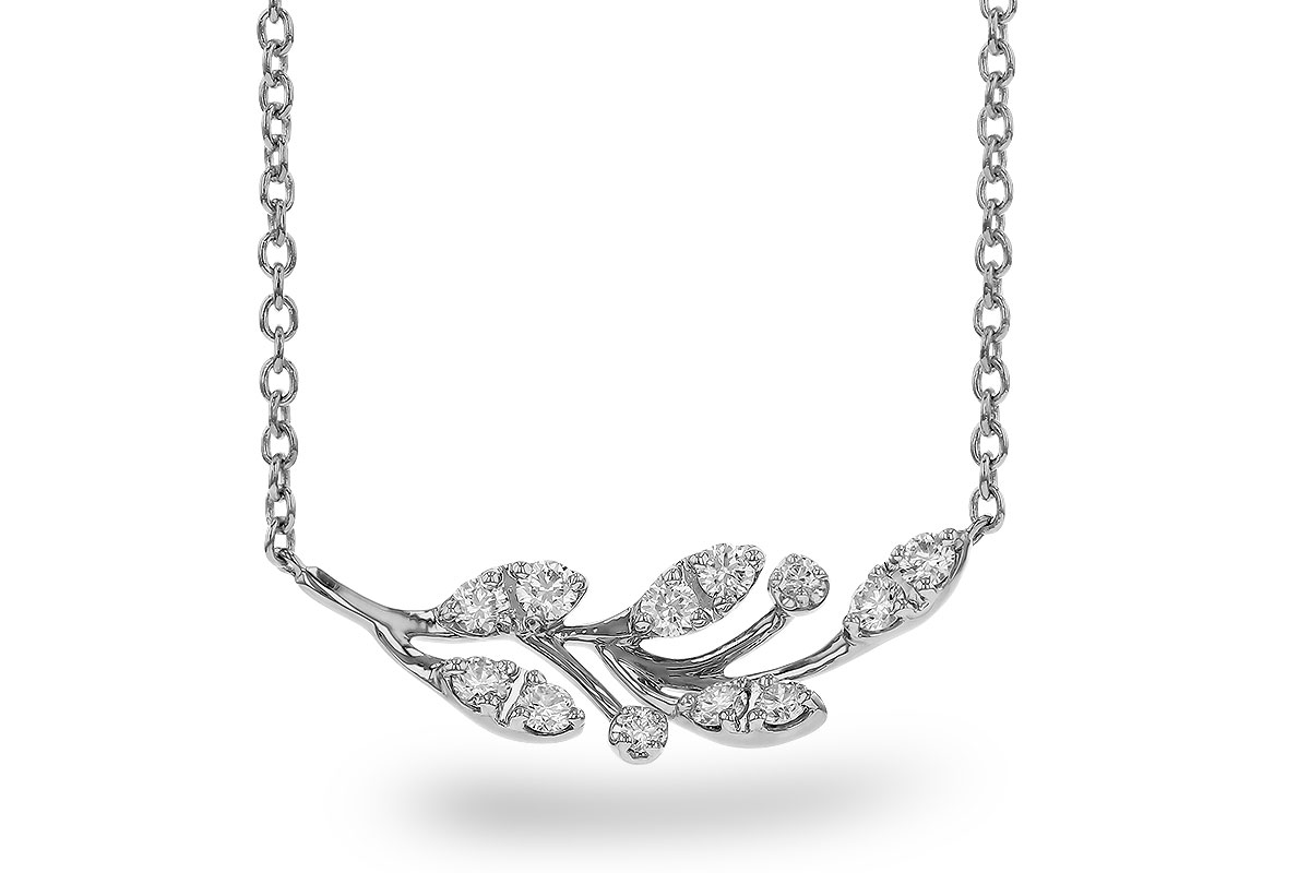 C329-67188: NECKLACE .32 TW (18")