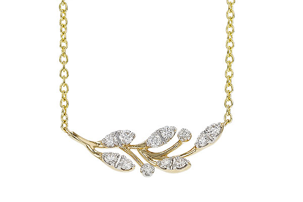 C329-67188: NECKLACE .32 TW (18")