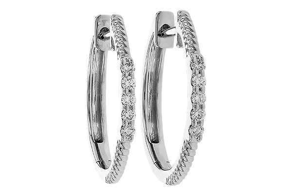 C329-69070: EARRINGS .11 TW