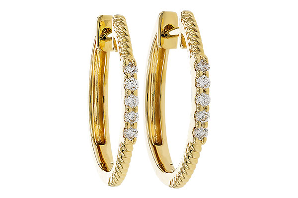 C329-69070: EARRINGS .11 TW