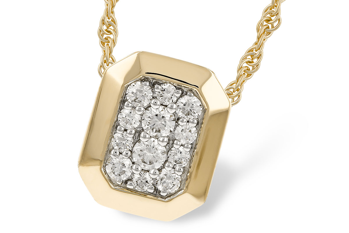 C329-70834: NECKLACE .25 TW