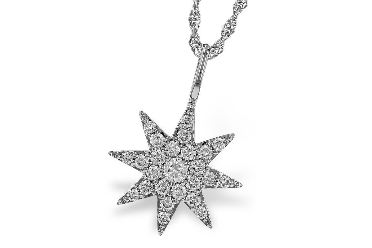 C329-70861: NECKLACE .48 TW