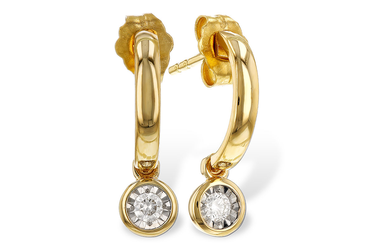 C329-70870: EARRINGS .10 TW