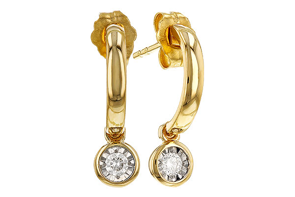 C329-70870: EARRINGS .10 TW