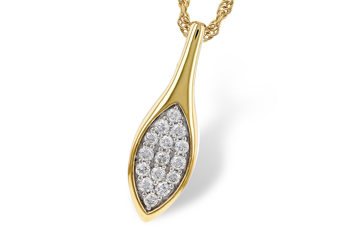 C329-70907: NECKLACE .20 TW