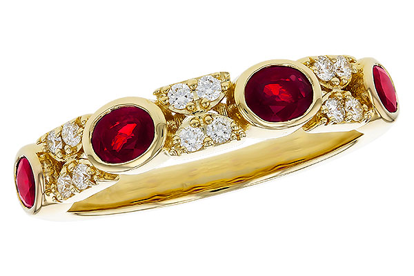 C330-55434: LDS WED RG .84 TW RUBY .98 TGW