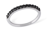 D240-58161: LDS WED RG .29 BLK DIAS TW