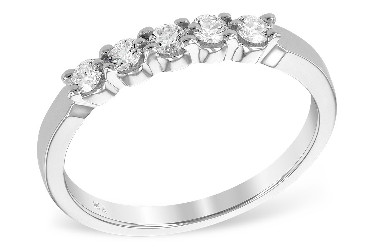 D240-59016: LDS DIA WED RG .25 TW (5 STONES)