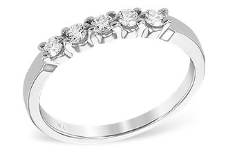 D240-59016: LDS DIA WED RG .25 TW (5 STONES)