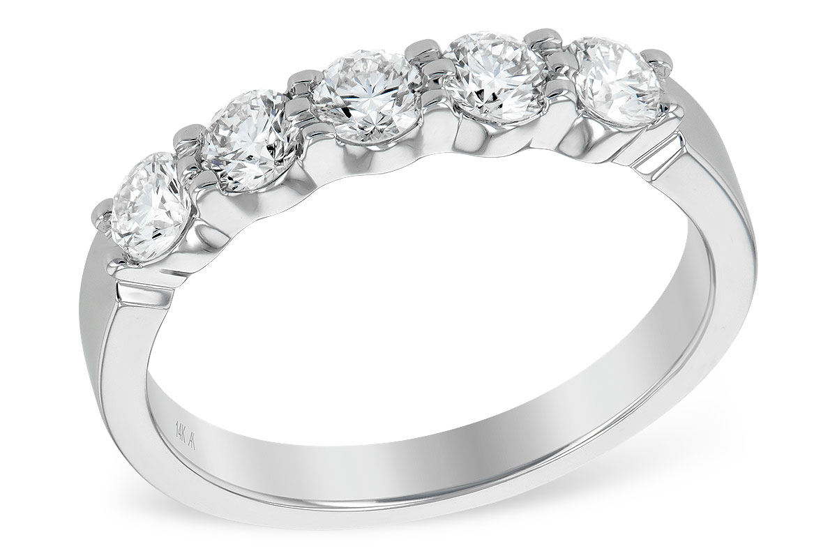 D241-53588: LDS DIA WED RG .75 TW (5 STONES)