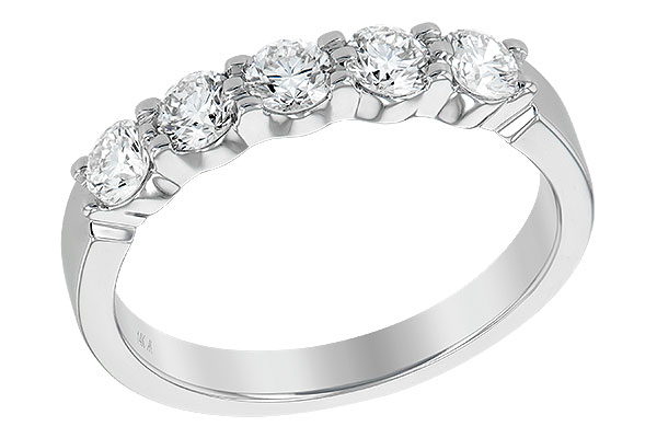 D241-53588: LDS DIA WED RG .75 TW (5 STONES)