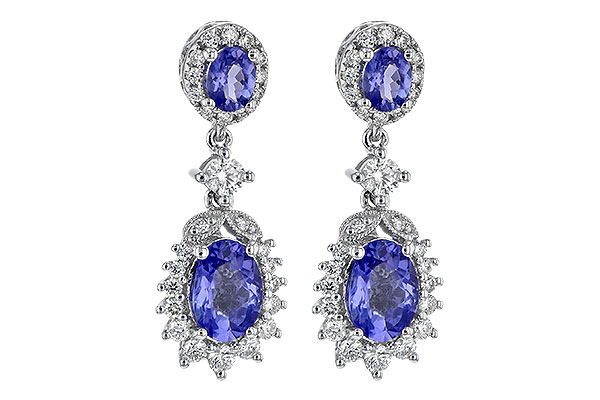 D245-15452: EARR 1.80 TW TANZANITE 2.33 TGW