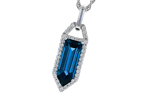 D327-84461: NECK 2.95 LONDON BLUE TOPAZ 3.12 TGW