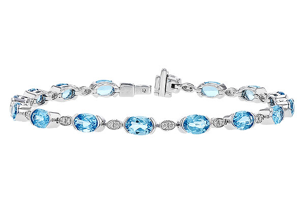 D328-73552: BRACELET 7.80 SWISS BLUE TOPAZ 7.96 TGW