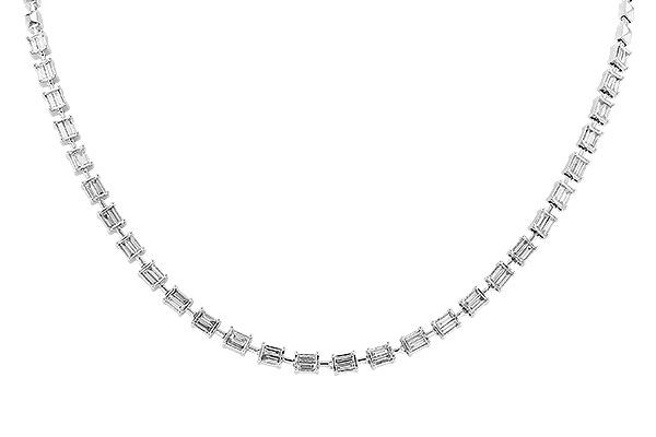 D328-77216: NECKLACE 2.02 TW BAGUETTE
