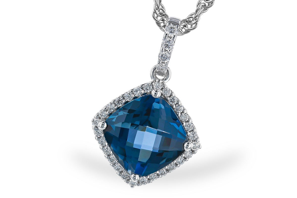 D328-77225: NECK 1.09 LONDON BLUE TOPAZ 1.20 TGW