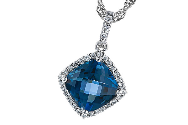 D328-77225: NECK 1.09 LONDON BLUE TOPAZ 1.20 TGW