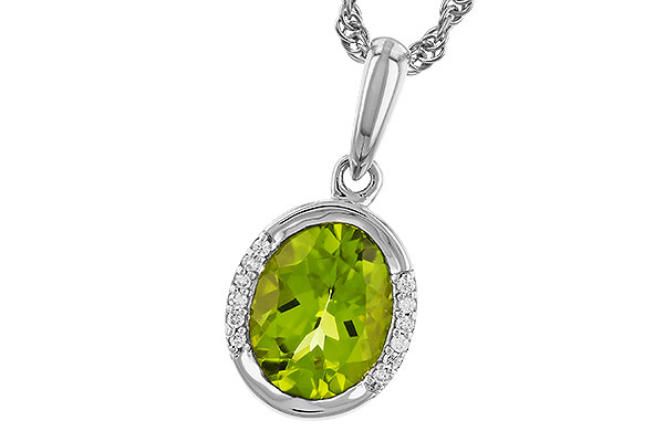 D328-77252: NECKLACE 1.72 TW PERIDOT 1.75 TGW (9x7 PER)