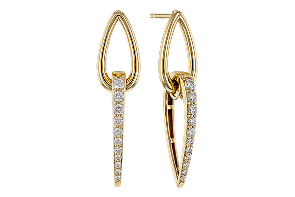 D329-65425: EARRINGS .75 TW
