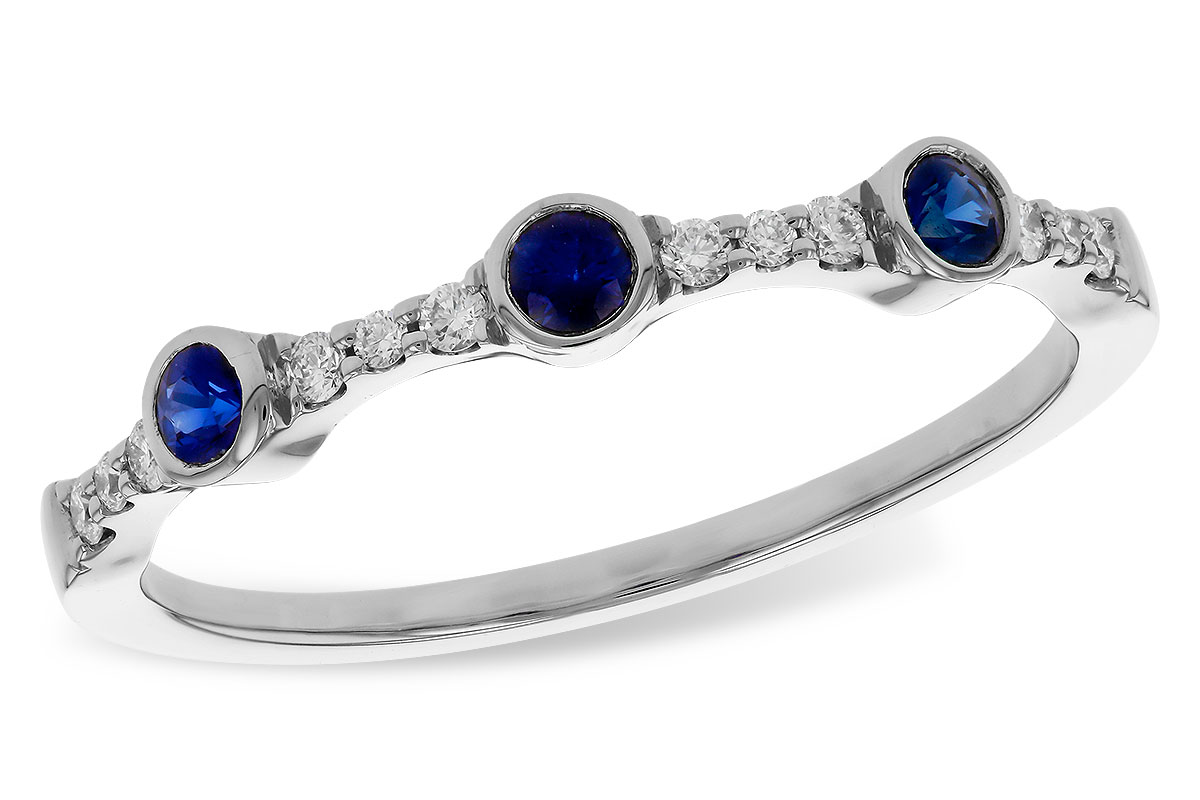 D329-67225: LDS WED RG .16 SAPPHIRE .25 TGW