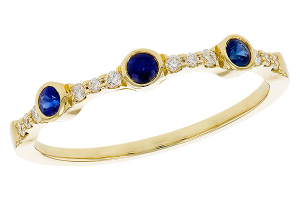 D329-67225: LDS WED RG .16 SAPPHIRE .25 TGW