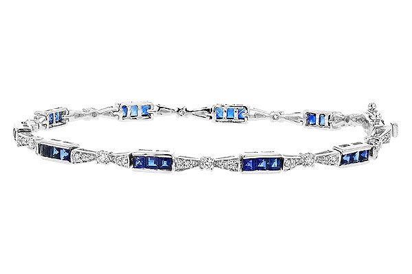 D329-69952: BRACELET 2.10 SAPPHIRE 2.75 TGW (7")