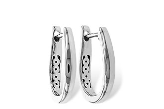 D329-69979: GOLD EARRINGS (15MM)