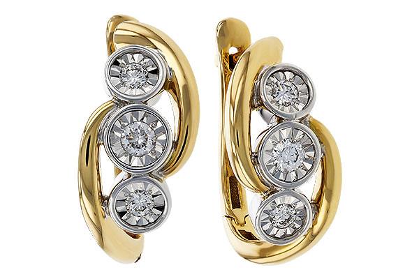 D329-71743: EARRINGS .25 TW