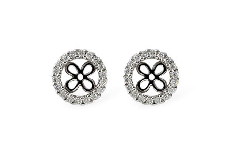 E242-40843: EARRING JACKETS .30 TW (FOR 1.50-2.00 CT TW STUDS)