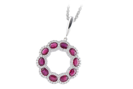 E243-30897: NECK 2.00 RUBY 2.38 TGW