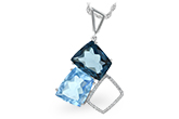 E243-34488: NECK 10.60 BLUE TOPAZ 10.73 TGW