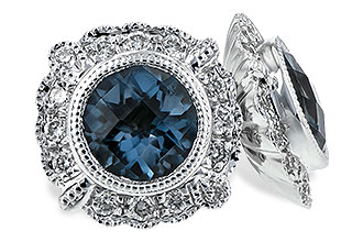 E244-20843: EARR 1.03 BLUE TOPAZ 1.17 TGW