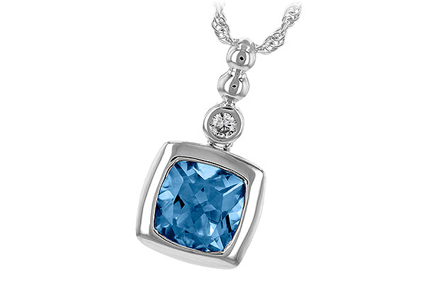 E244-23588: NECK 1.45 BLUE TOPAZ 1.49 TGW