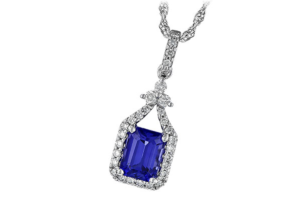 E245-09943: NECK 1.42 TANZANITE 1.72 TGW