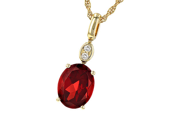 E245-17270: NECK 2.90 GARNET 2.93 TGW (10x8MM GAR)