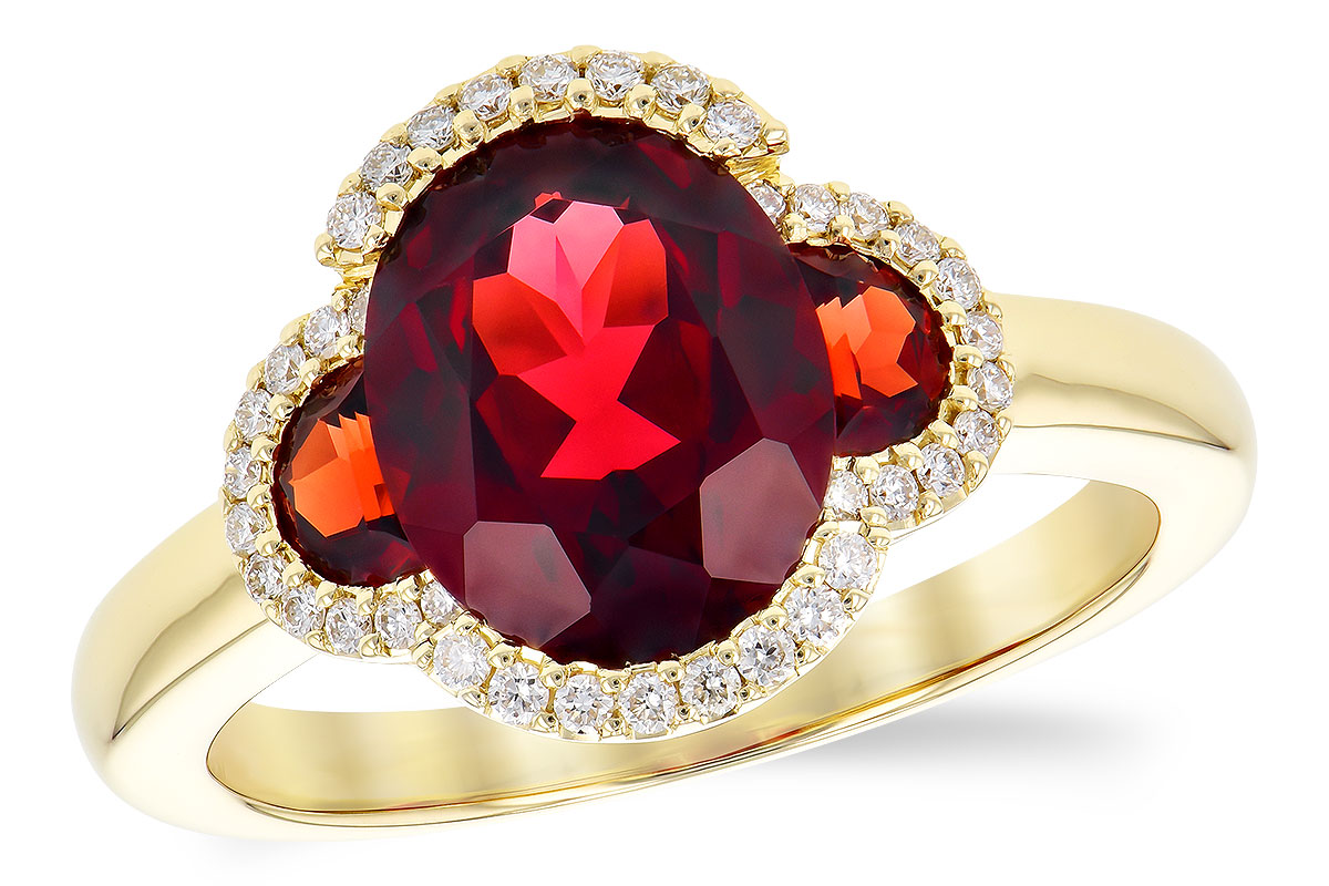 E327-89088: LDS RG 3.29 TW GARNET 3.45 TGW
