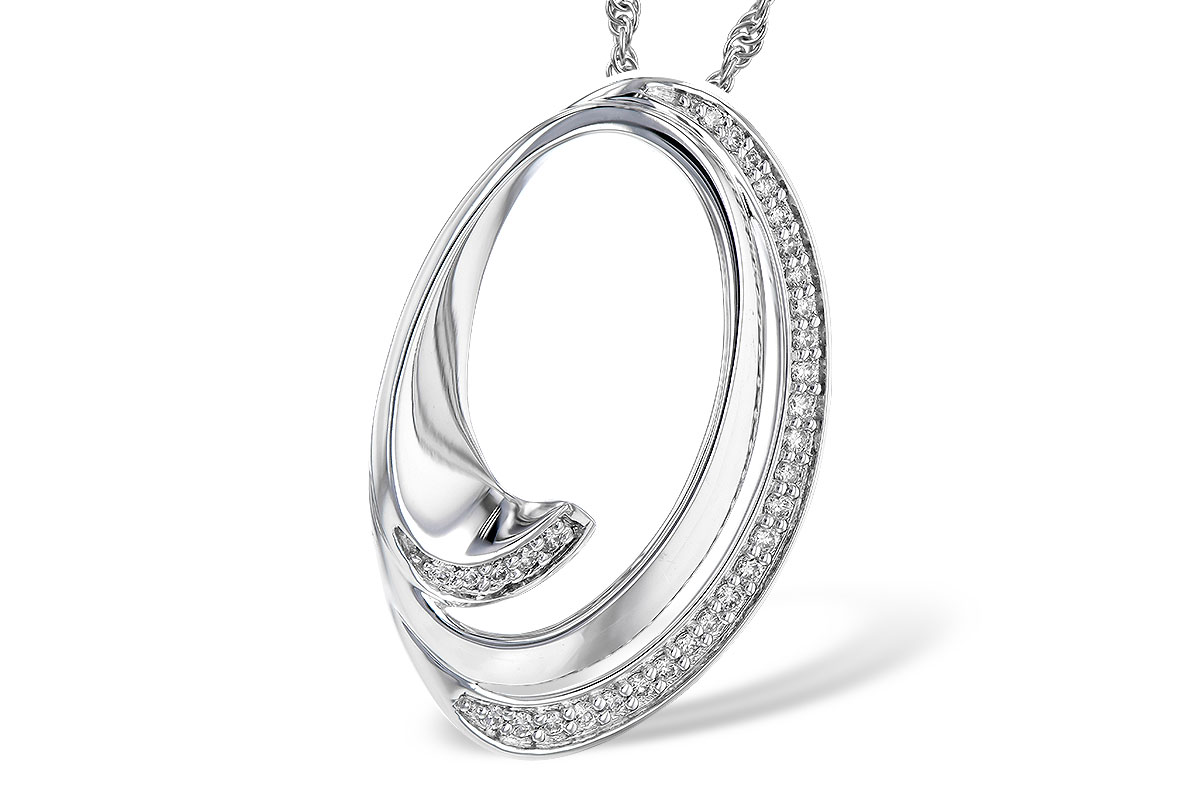 E327-89943: NECKLACE .14 TW