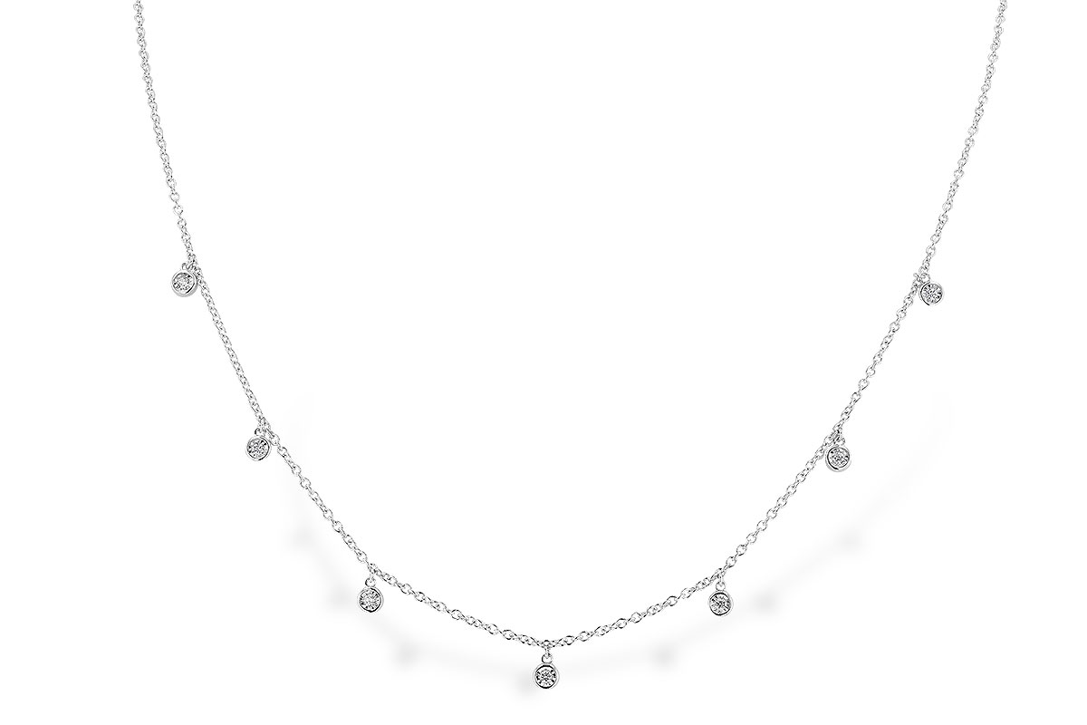 E328-74534: NECKLACE .12 TW (18")