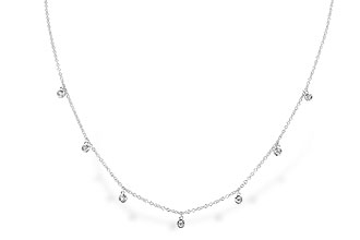 E328-74534: NECKLACE .12 TW (18")